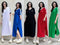 Women Casual V-Neck Maxi Side Slit Dress